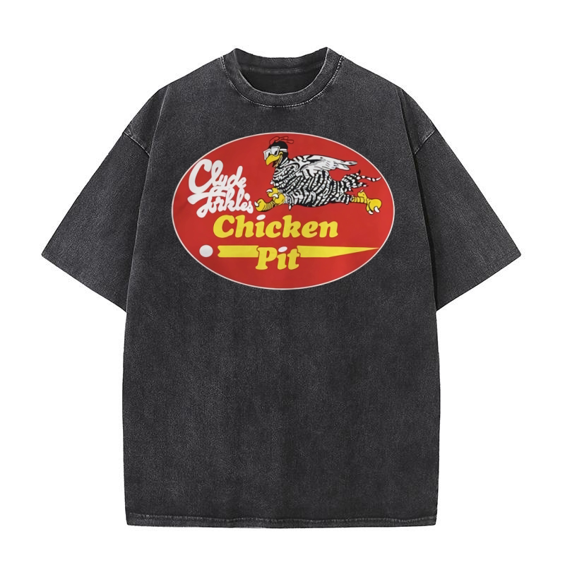 Stroker Ace Clyde Torkle Chicken Pit shirt Washed T-Shirt