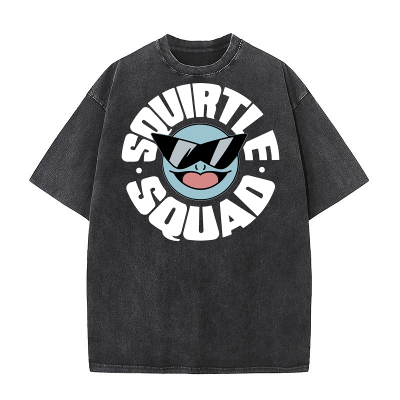 Squirtle Squad Washed T-Shirt