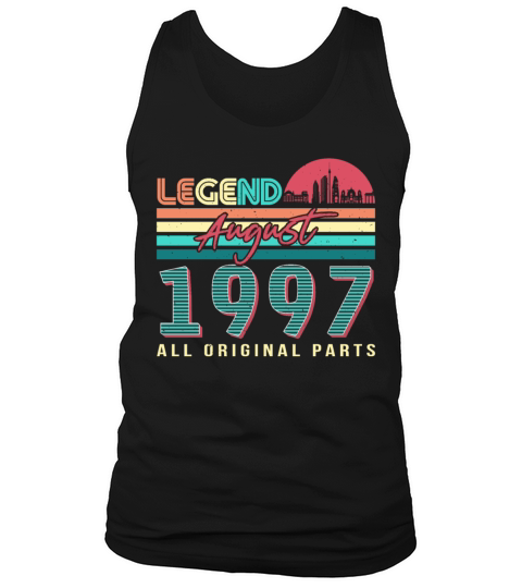Birth Month August 1997 Tank Top Unisex