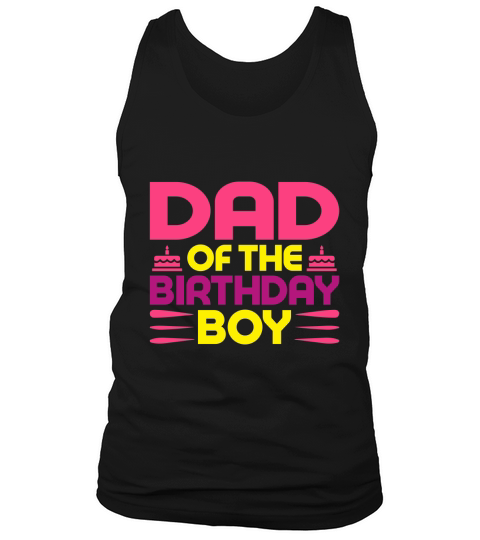 Dad of the birthday boy Tank Top Unisex