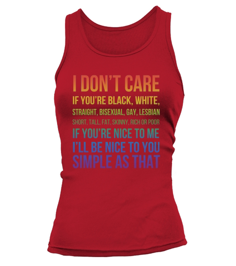 I DONT CARE Tank top Woman