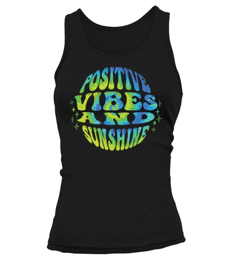 Positive Vibes and Sunshine Summer Party Tank top Woman