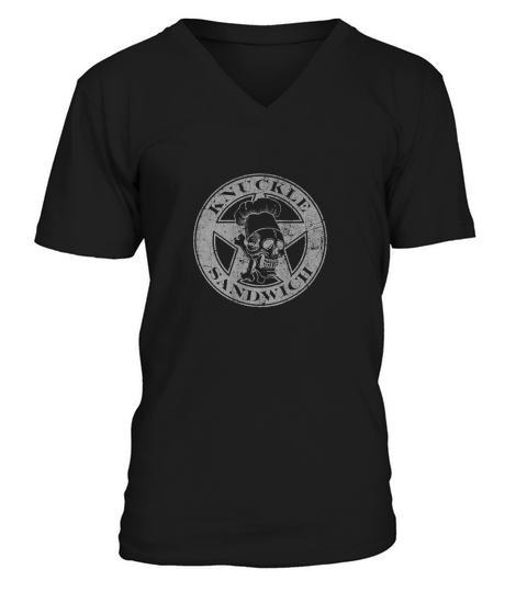 guy fieri knuckle sandwich V-Neck T-shirt