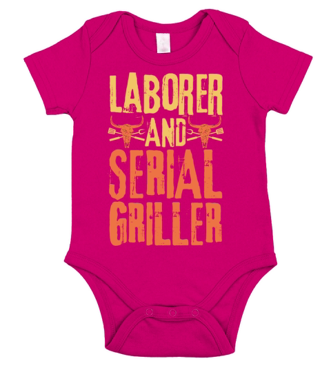 Laborer and Serial Griller Short Sleeve Baby One-Piece