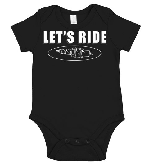 Spark Plug Motorcycle Short Sleeve Baby One-Piece