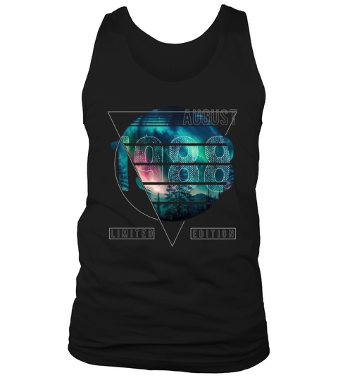 Limited Edition 1988 August Birthday Polar Lights Tank Top Unisex