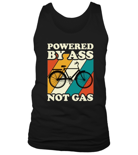 Powered by ass not gas Tank Top Unisex
