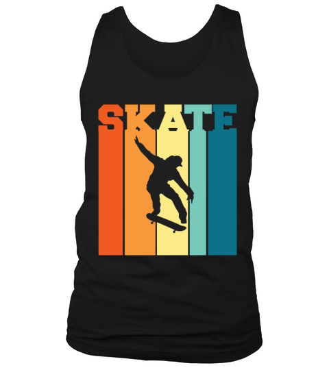 Skate Skateboard Retro Horizontal Sunset Tank Top Unisex