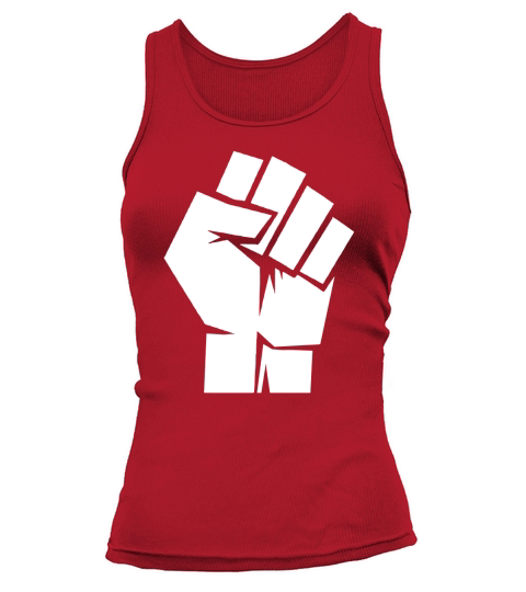BLACK POWER T-SHIRT FIST Tank top Woman