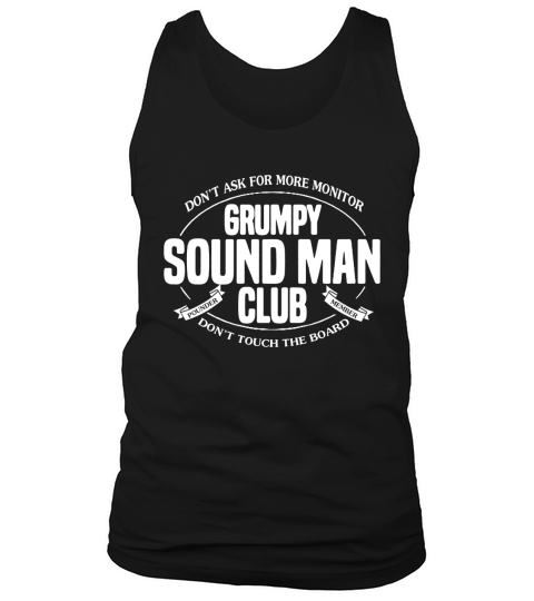 Grumpy Sound Man Club Tank Top Unisex