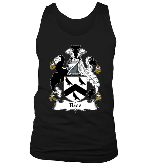 Rice Family Crest British Family Crests Tank Top Unisex