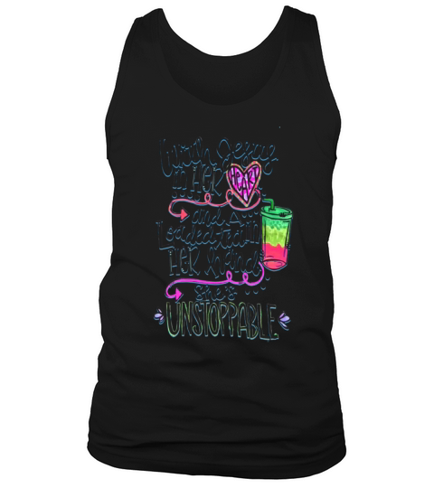 WITH JESUS IN HER HEART Tank Top Unisex