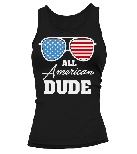 All American Dude Sunglasses USA Tank top Woman