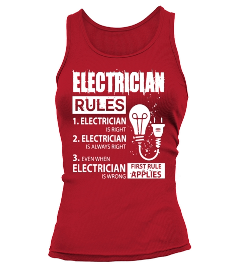 Mens Electrician T-Shirt Funny Electrician Apparel Tees Shirt Tank top Woman