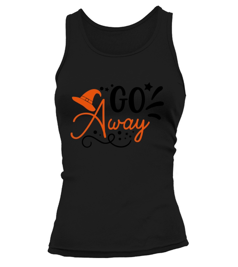 Go Away Doormat Halloween Doormat Funny Tank top Woman