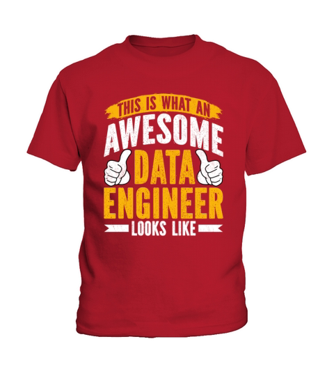 Data Engineer Funny Data Analyst Specialist Kids T-Shirt