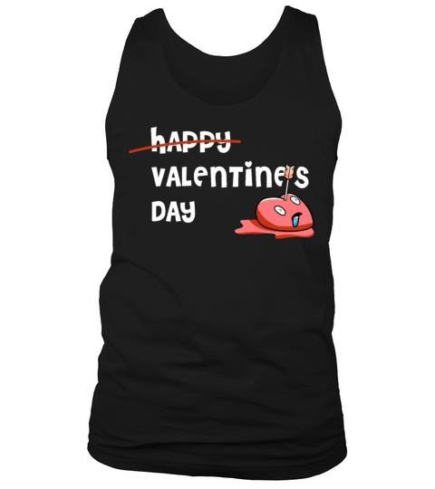 Anti-Anti-Valentines Day Hate Valentines Funny Gif Tank Top Unisex