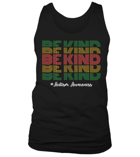 Bekind Autism Awareness Support AcceptanceFamily Tank Top Unisex