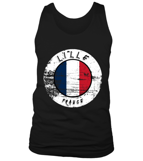 Lille France Vintage Tank Top Unisex