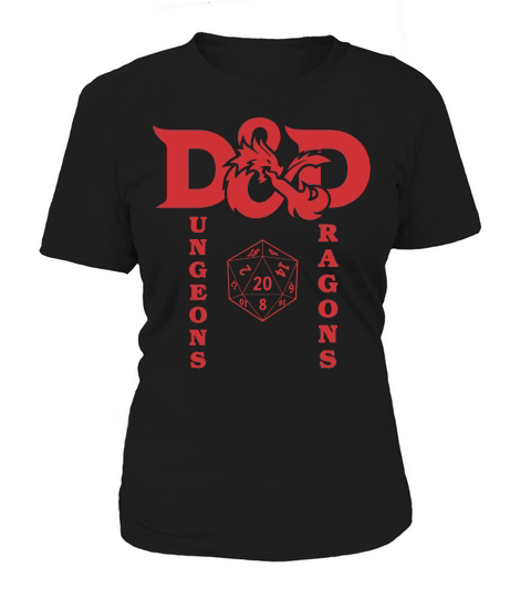 DUNGEONS AND DRAGONS LOGO DICE Women's T-Shirt