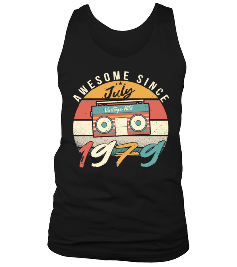 1979 July Gift Idea Tank Top Unisex