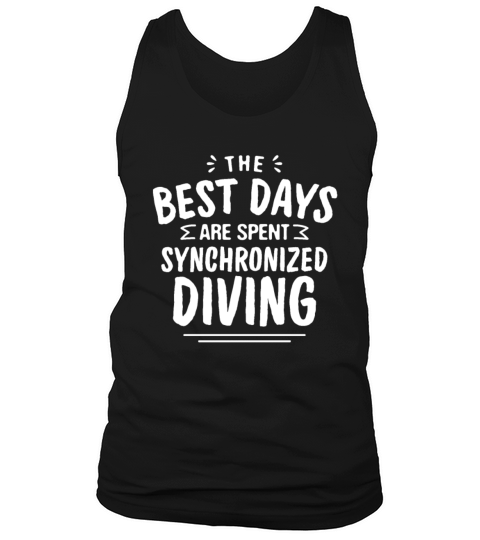 The Best Days Are Spent Synchronized Diving Summer Tank Top Unisex