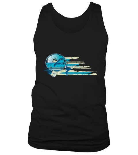 Vintage Surf Scene Tank Top Unisex