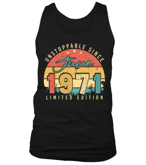 Vintage 1971 June Tank Top Unisex