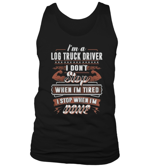 Log Truck Driver Tank Top Unisex