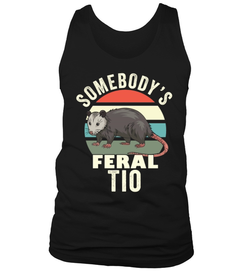 Somebodys Feral Tio Spanish Uncle Feral Cat Dad Tank Top Unisex