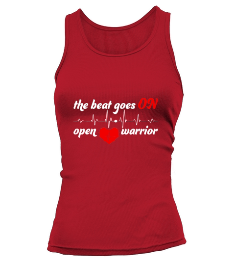 Post Heart Surgery Bypass Recovery Tshirt Open Heart Warrior Tank top Woman
