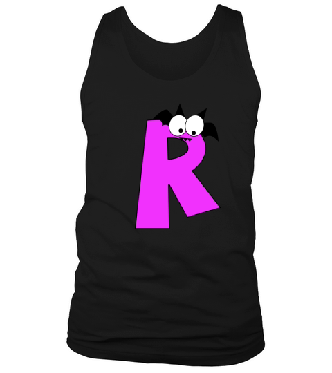 Halloween Alphabets Clipart R Tank Top Unisex