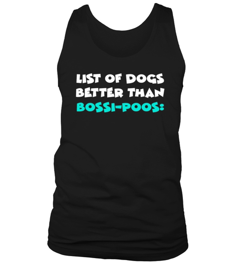 Bossi-Poo Tank Top Unisex