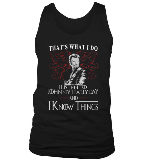 Johnny Hallyday Je sais ce que je veux Tank Top Unisex