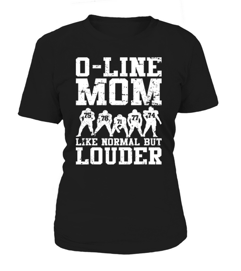 Funny Offensive Line Football Lineman Mom Women's T-Shirt