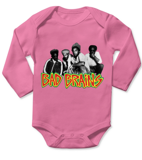 Bad Brains Normal Boy Band Black Long Sleeve Baby One-Piece