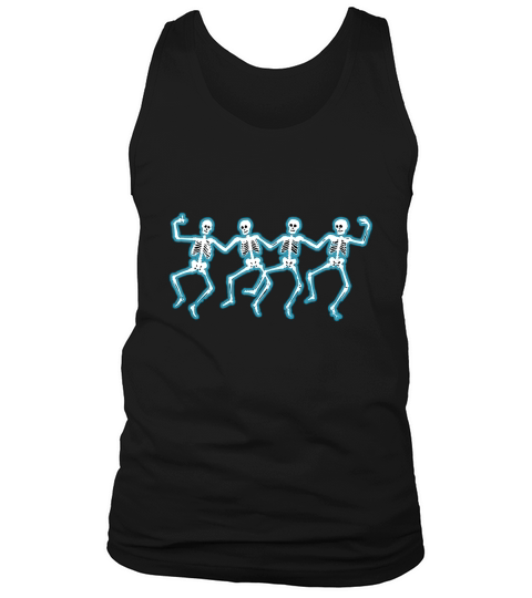 Spooky XRay Skeleton Dance Halloween TShirt Tank Top Unisex
