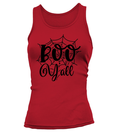 Halloween Doormat Boo Yall Halloween Decor Doormat Tank top Woman