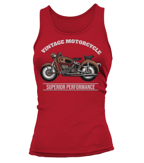 Vintage Custom Motorcycles Tank top Woman