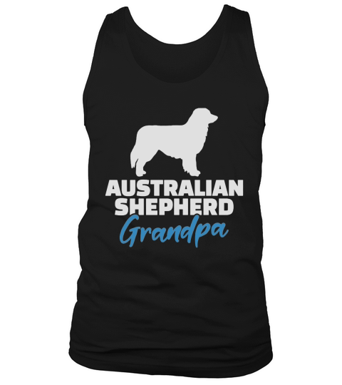 Australian Shepherd Grandpa Tank Top Unisex