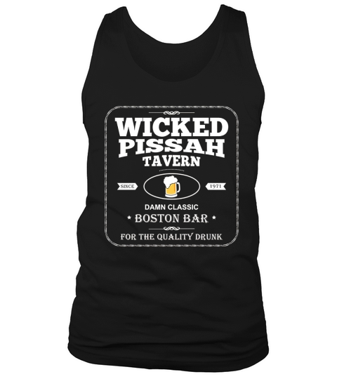Wicked Pissah Boston Bar  Dive Bar Tank Top Unisex