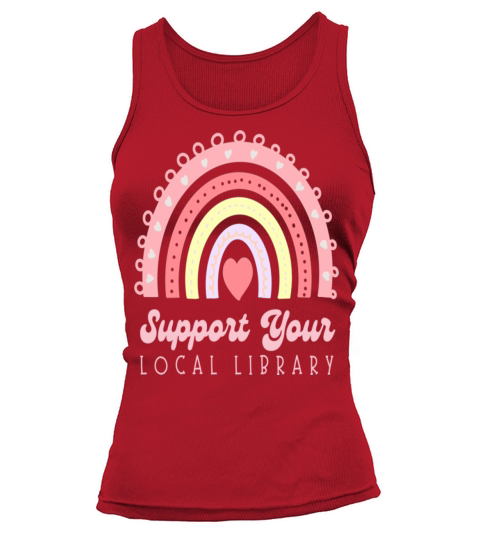 Support Your Local Library Tank top Woman
