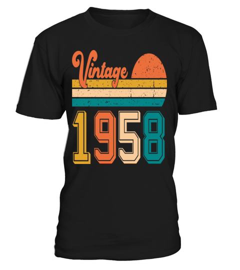 Vintage 1958 birthday gift T-Shirt Unisex