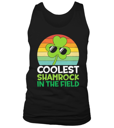 Toddler Boys St Patricks Day Coolest Shamrock Tank Top Unisex