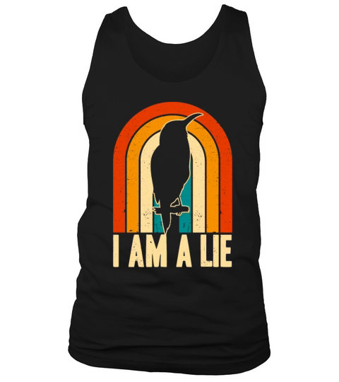 Vintage Retro I Am A Lie Tank Top Unisex