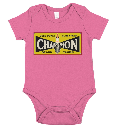 Chemise Champion Spark Plugs Short Sleeve Baby One-Piece