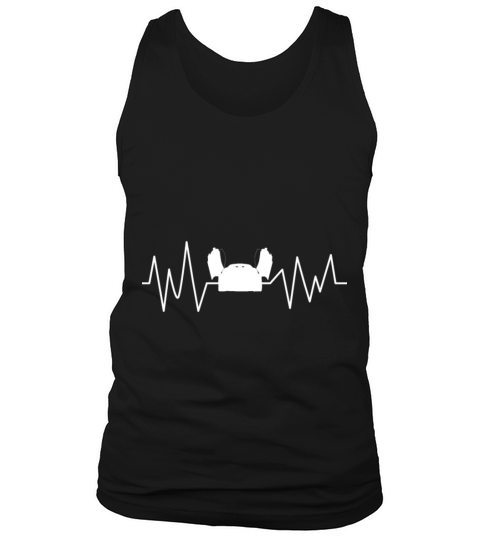 Car lover heartbeat Tank Top Unisex