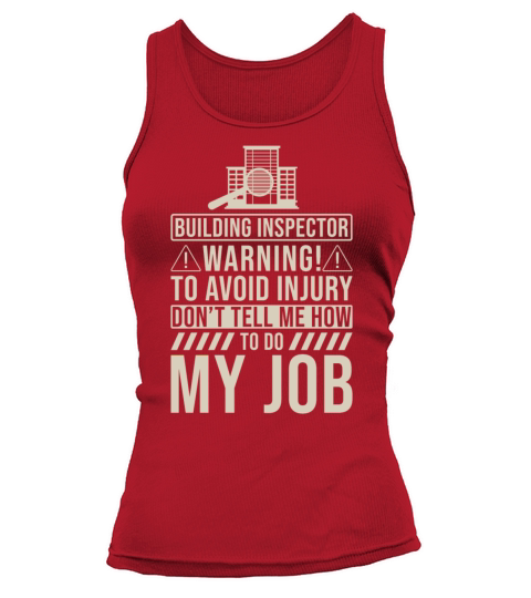 Building Inspector Gift Tank top Woman