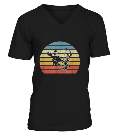 Bow Deer Hunting V-Neck T-shirt