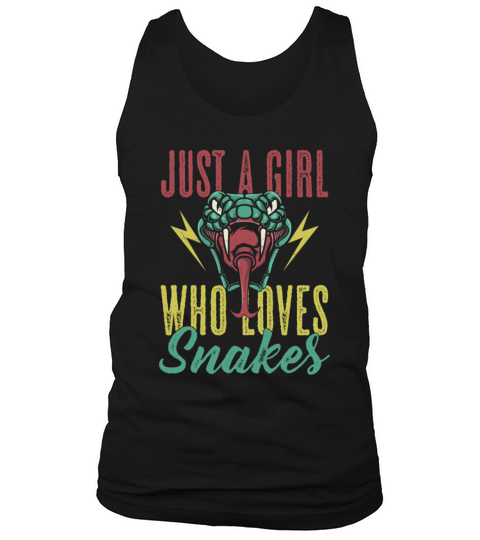 Just A Girl Who Loves Snakes Funny Snake Lover Quo Tank Top Unisex